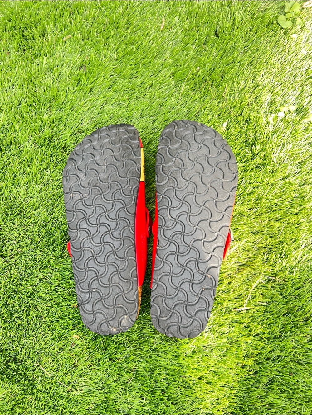 Rare Red Birkenstock Cat Graphic Clogs 🐱 - Picture 9 of 12